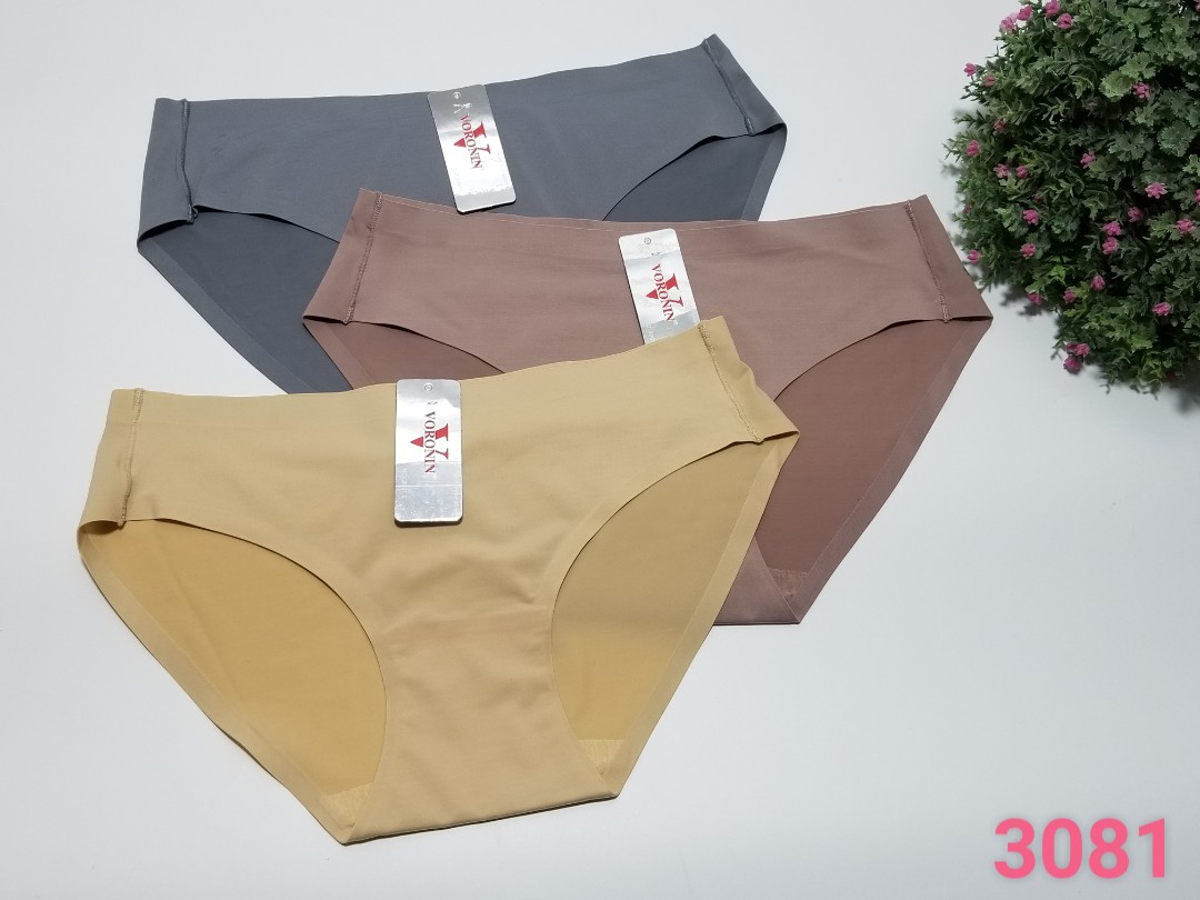Combo 5 Quần Lót Nữ Su Đúc Trơn Voronin 3081 – Size L-XL | Siêu Mềm – Không Đường May – Không Hằn Da
