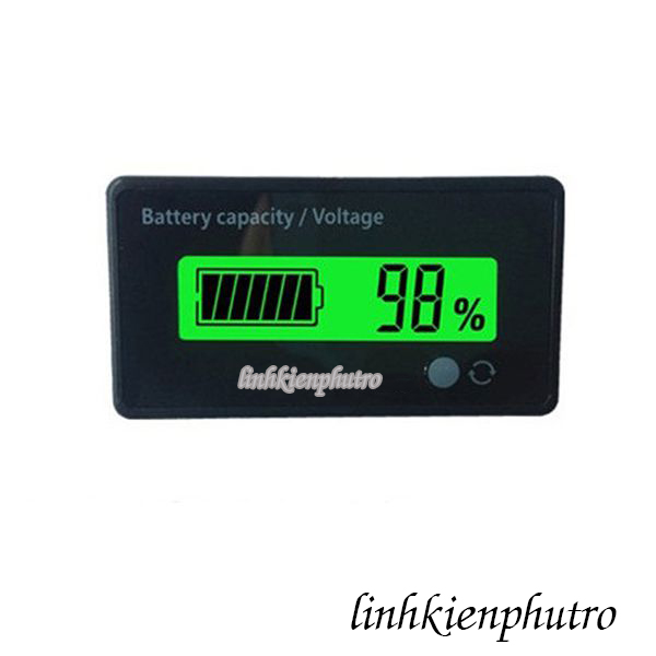 [HCM]Đồng Hồ Báo Phần Trăm Pin LCD - 1 Nút