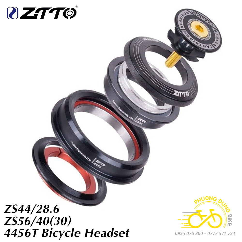 Chén cổ bát phốt thả bạc đạn xe đạp zitto 44/56mm