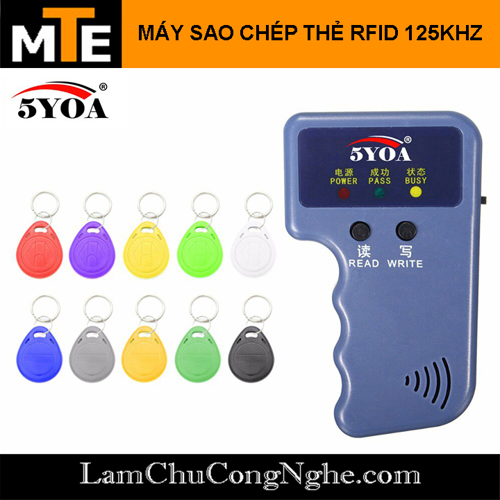 Máy sao thẻ RFID tần số 125Khz