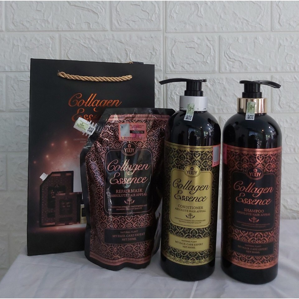 Cặp Gội Xả Collagen Essence Chính Hãng 800ml