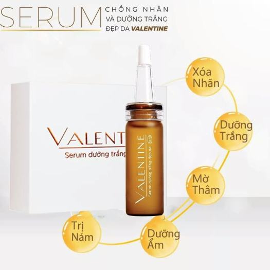 Serum Valentine serum dưỡng trắng da Lọ 10ml