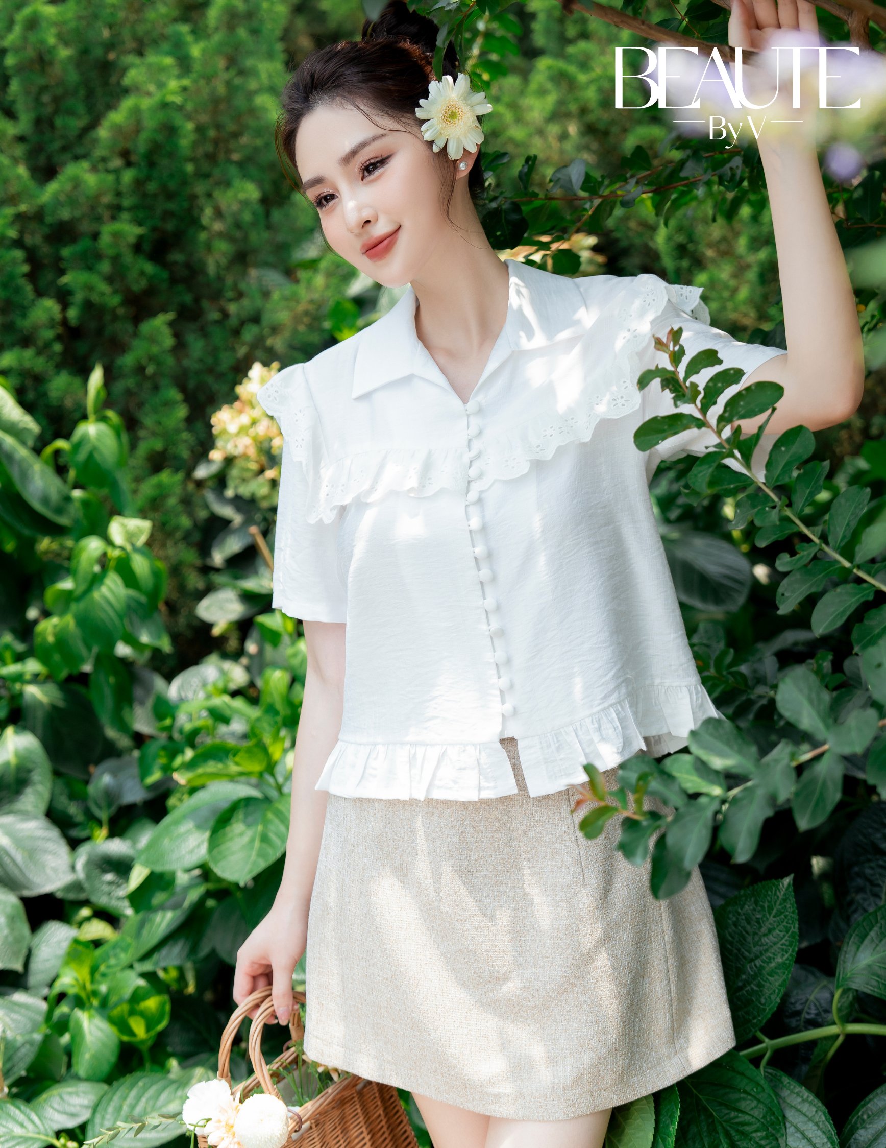 BEAUTEBYV - Chân váy dáng chữ A Milane (có lót quần bằng vải chính)