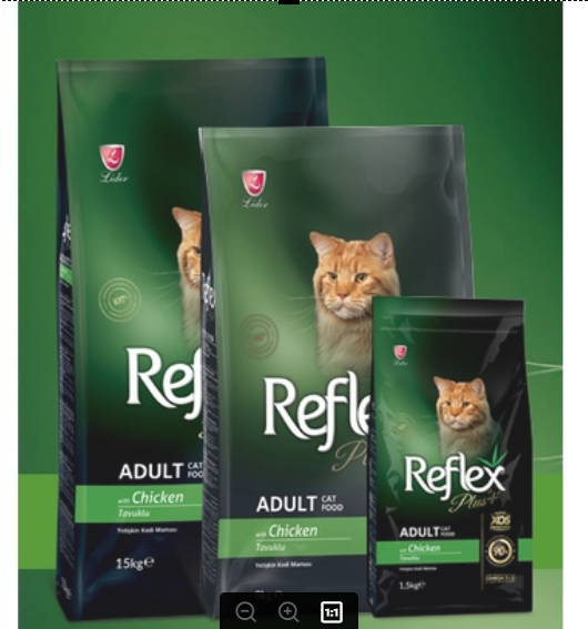 Hạt Reflex Plus Chicken Kitten-Adult vị gà cho mèo - Bao 8kg