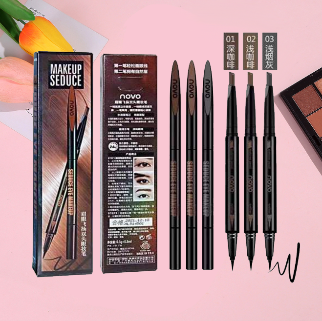 Chì kẻ mày 2 đầu novo makeup seduce