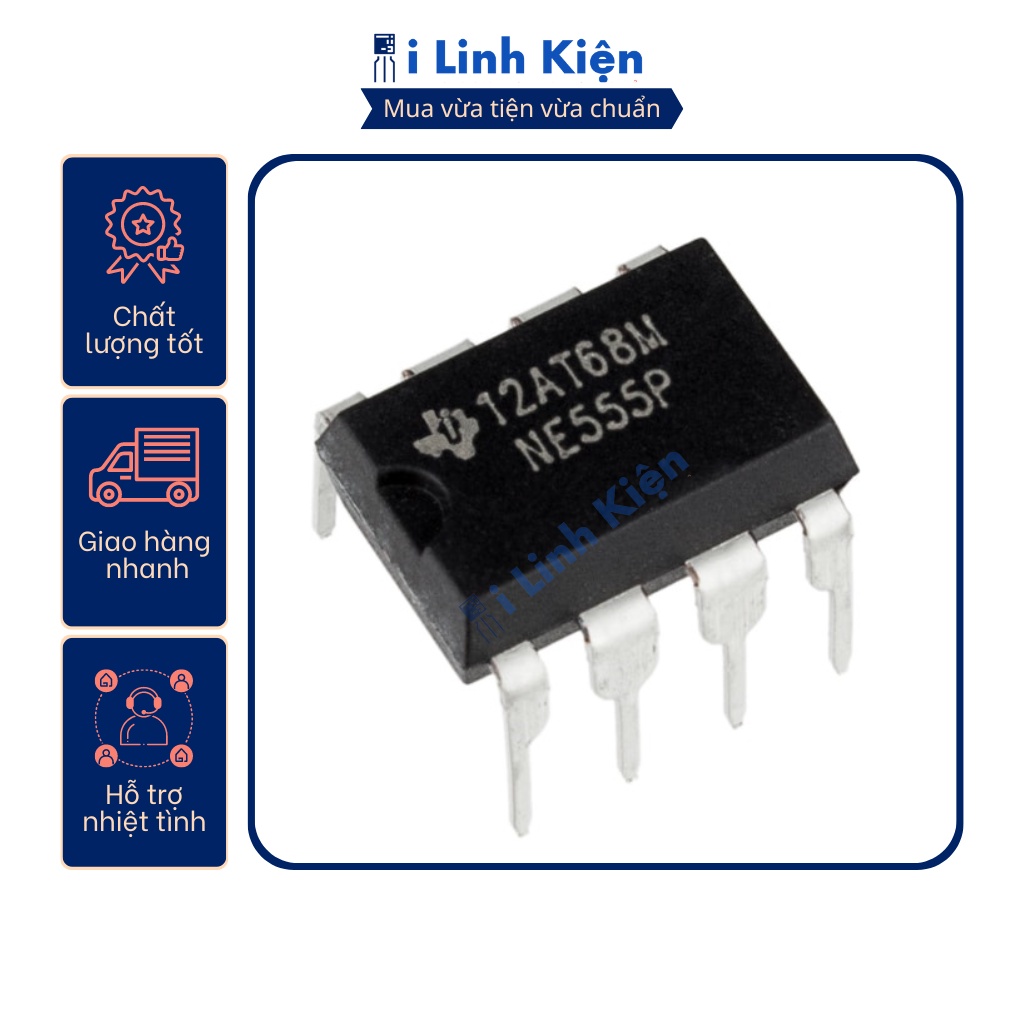 Ne555 ne555p ic tạo xung chất lượng tốt.