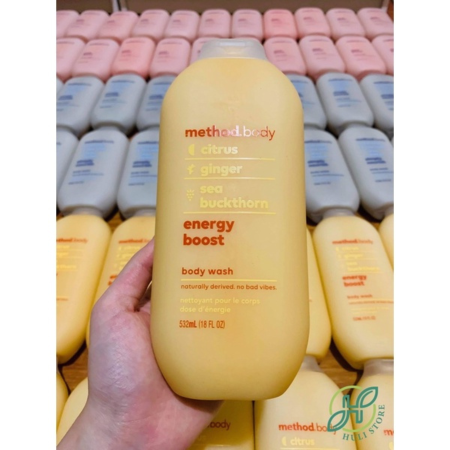 [BILL ÚC HÀNG AIR] SỮA TẮM MÙI THƠM TỰ NHIÊN METHOD BODY ÚC 532ml
