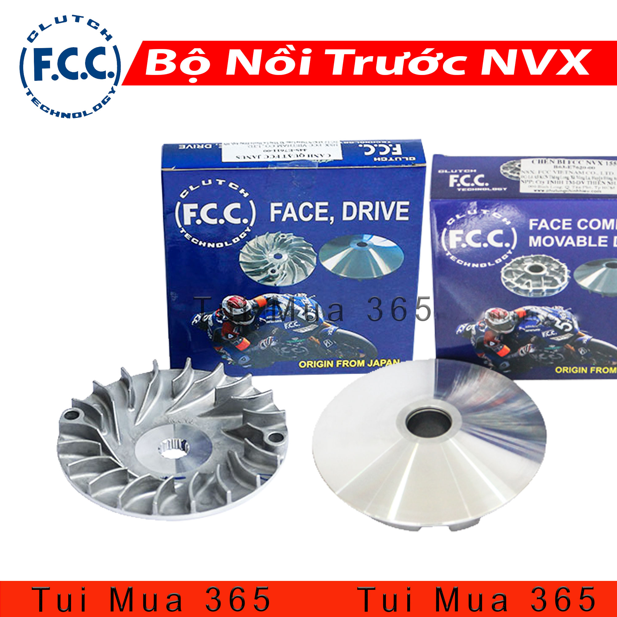 [HCM]Bộ Nồi Trước Dùng Cho Xe NVX 155 FCC Công Nghệ Japan