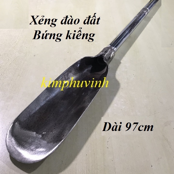 01 cái - leng xúc đất - xẻng đào đất - dũm bứng cây kiểng