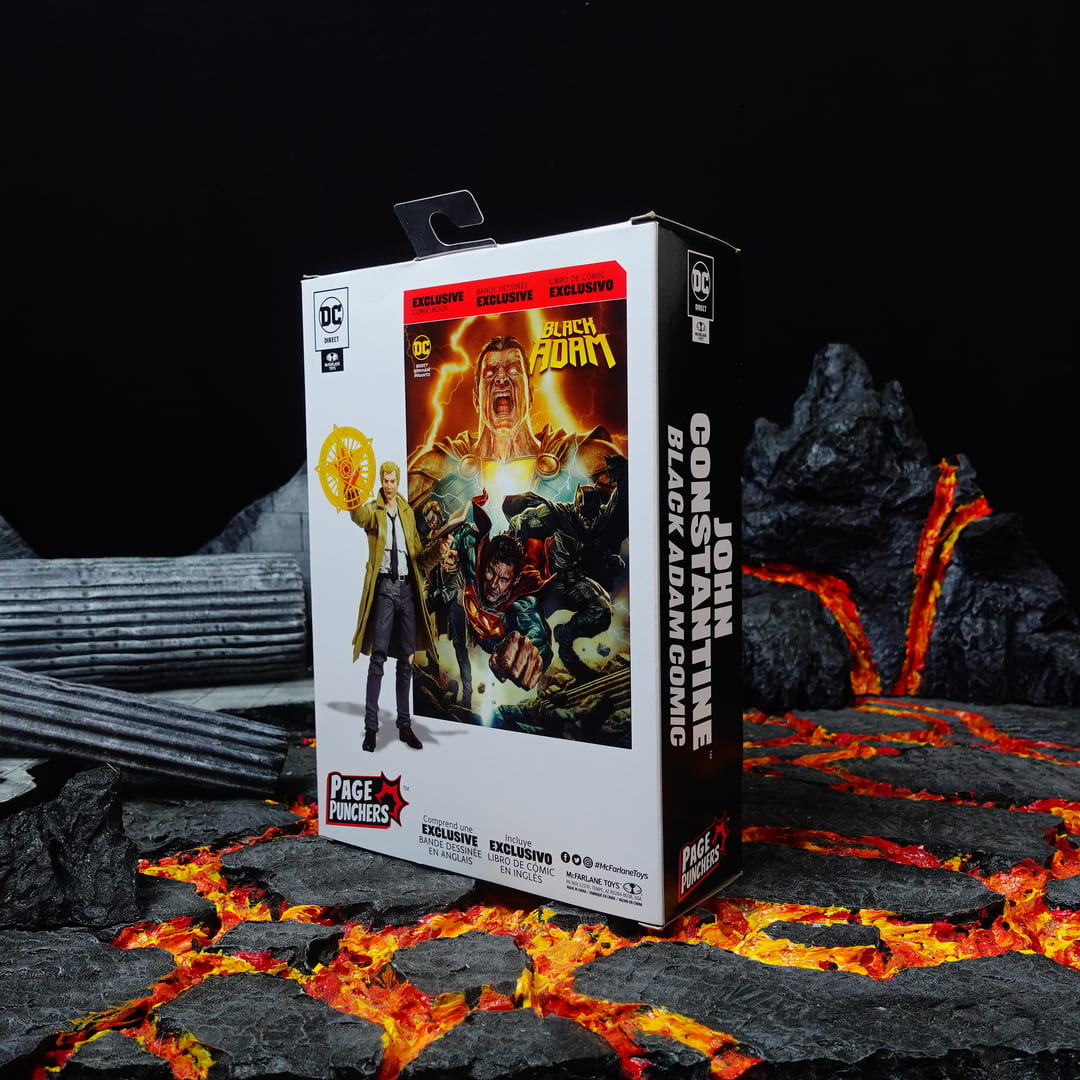 Mô hình Mcfarlane Page Punchers John Constantine dòng DC Multiverse Black Adam Comic 18cm DCMF79