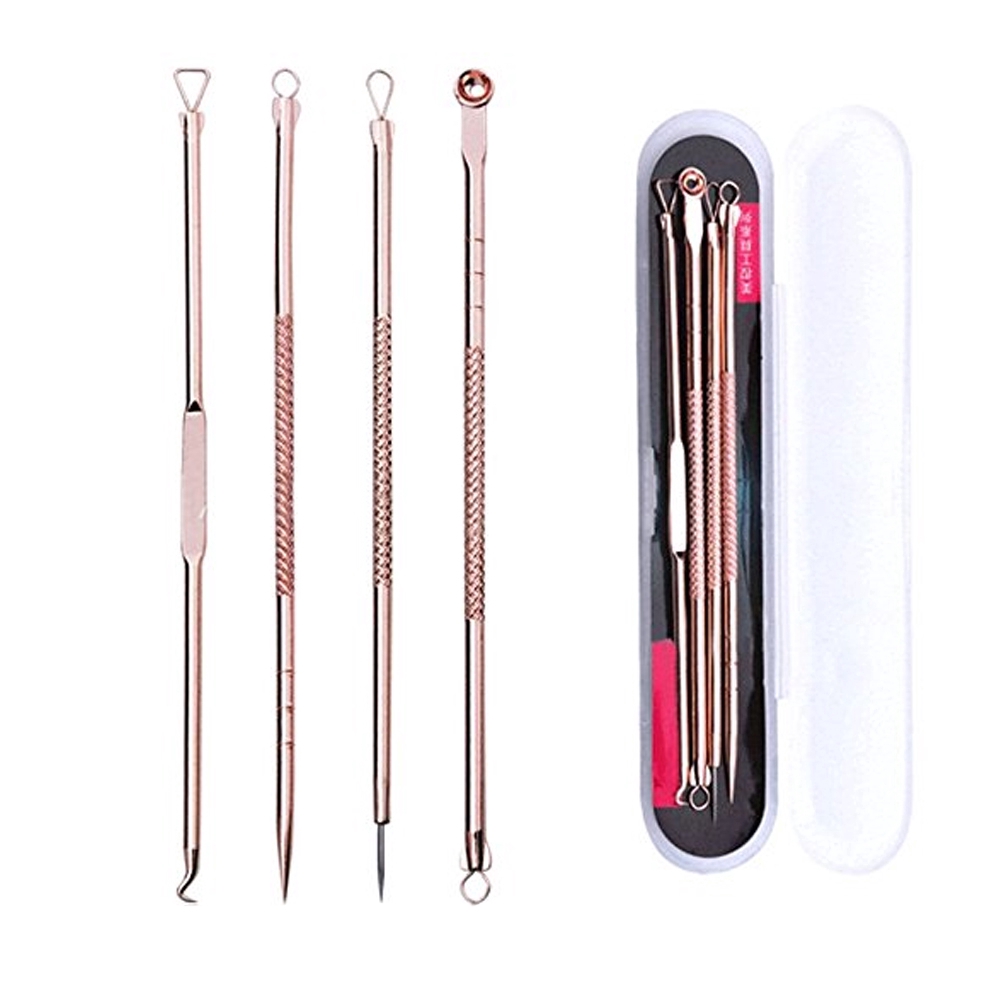 Set 4 Dụng Cụ Nặn Mụn (Hộp Nhựa)