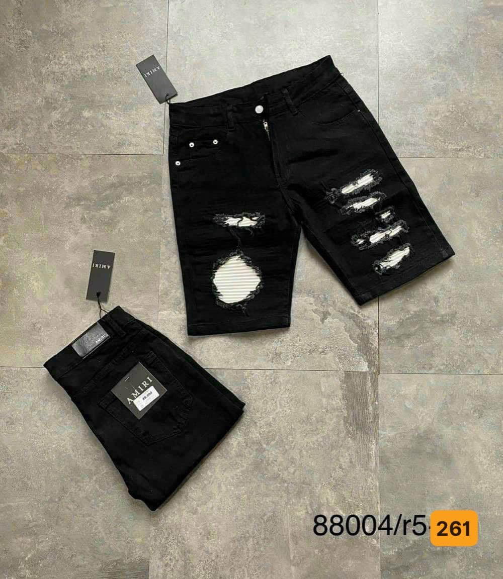 [Hoàn Tiền 15%] Quần short jean nam đen rách cao cấp ,full team mác, chất liệu jean , co giãn tốt ,hàng chuẩn shop (ảnh thật shop chụp ) DIỄM NHI SHOP BMY021