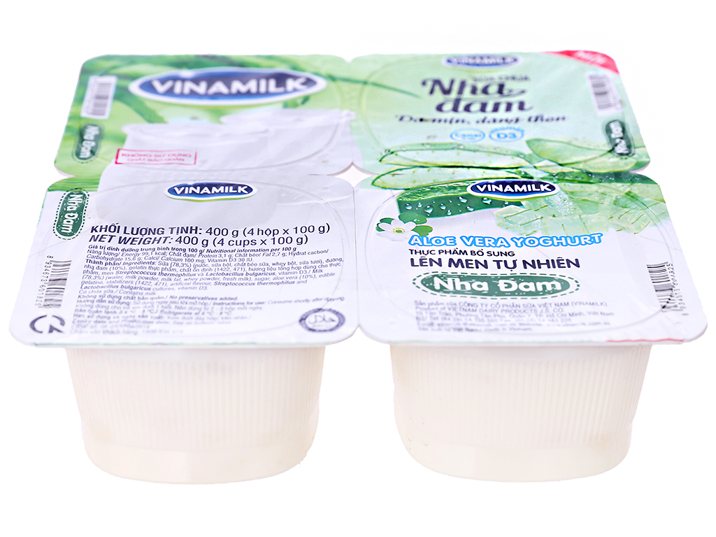 [Siêu thị WinMart] - VINAMILK Sữa chua ăn nha đam 100g