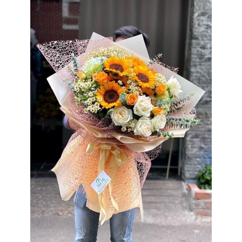 (Cuộn5M) Lưới nhện bó hoa 50cm