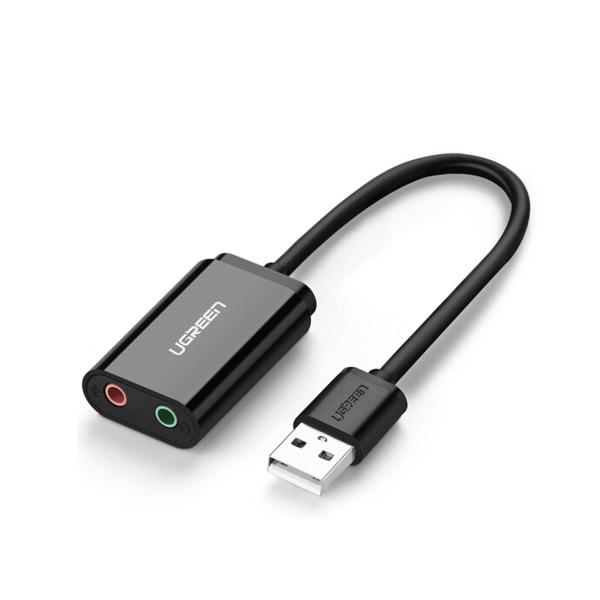 Cáp chuyển USB ra Sound UGREEN 30724 Chính Hãng