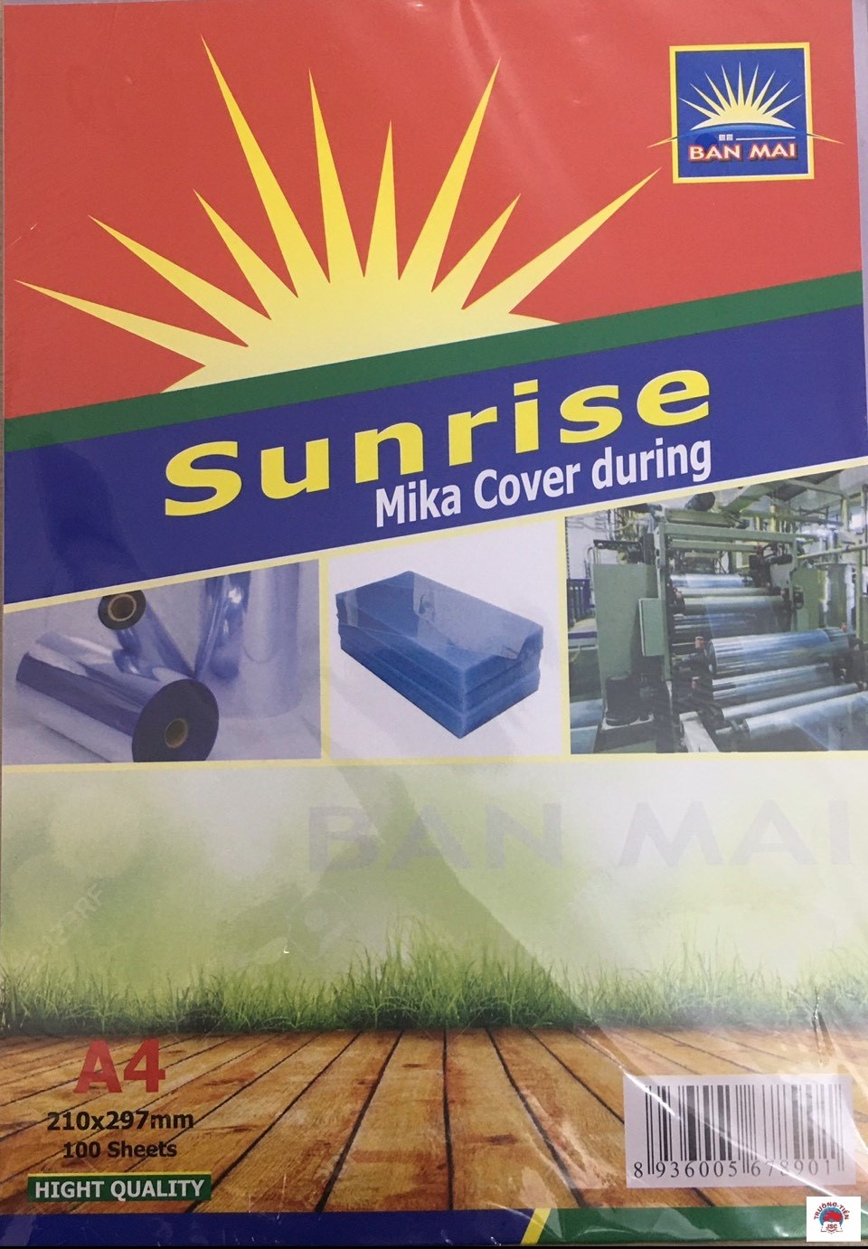 Bìa mica Mika cover during A4 (Bìa bóng kính)