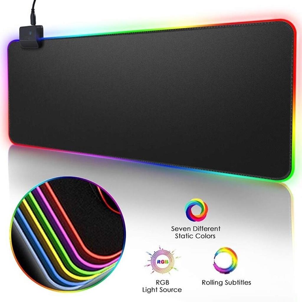 Bàn di chuột cỡ lớn 80x30 led rgb lót Chuột gaming 300*800*4mm Pad full Cho Cả Bàn Phím Và Chuột độ dày 4 li giá rẻ