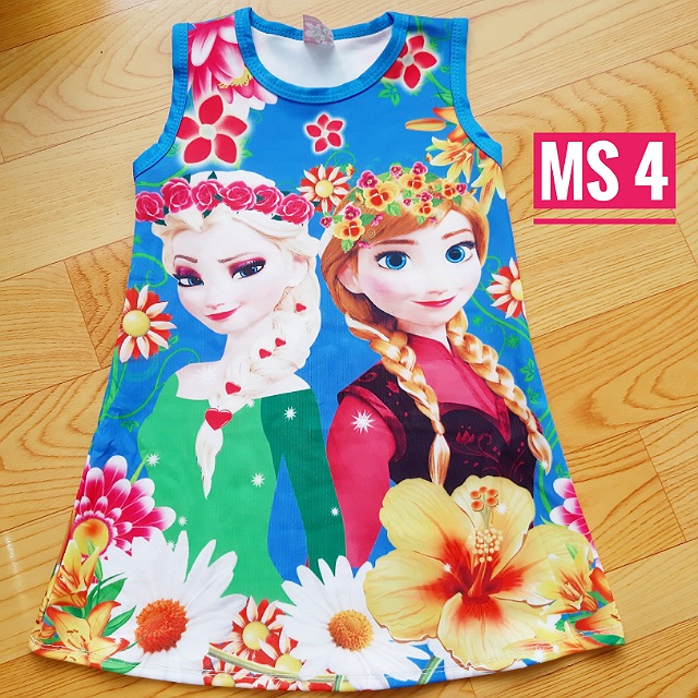 [HCM]đầm bé gái elsa