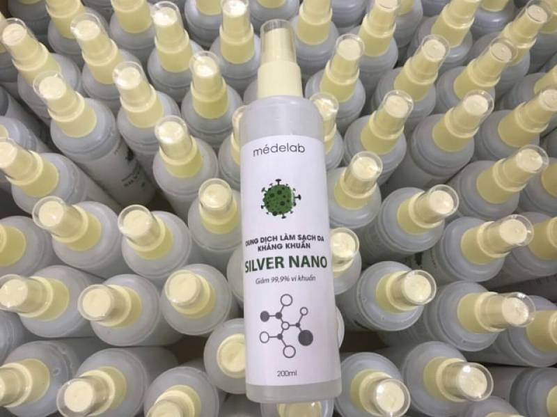 Xịt kháng khuẩn Nano bạc 200ml - Sở Y Tế Cấp Phép