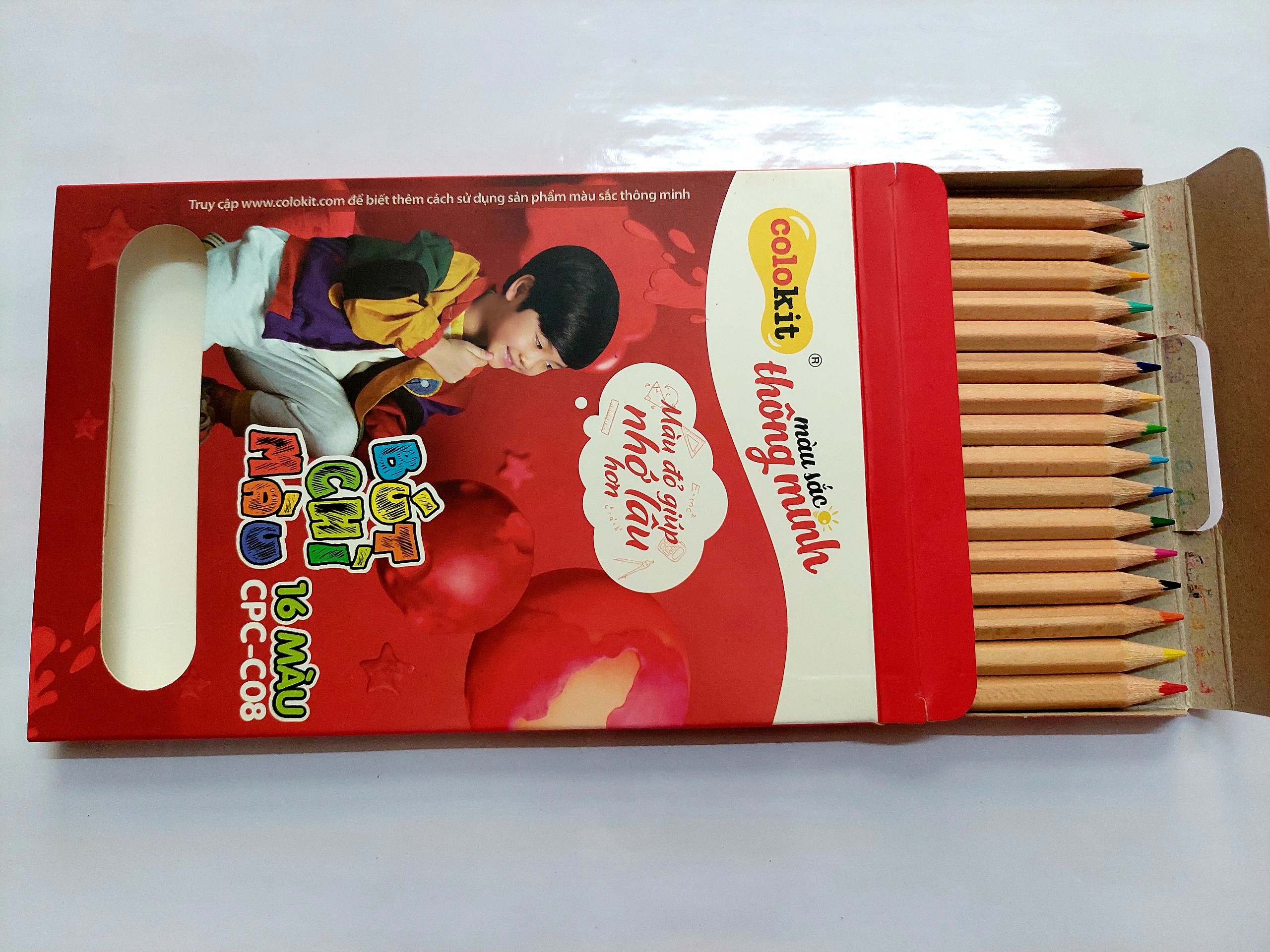 Dụng Cụ Học Sinh Bút Chì Màu ColoKit Thiên Long (12 Màu/16 Màu)