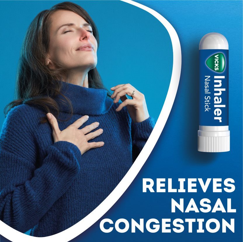 Ống hít thông mũi Vicks inhaler (made in India - Exp 03/2027)