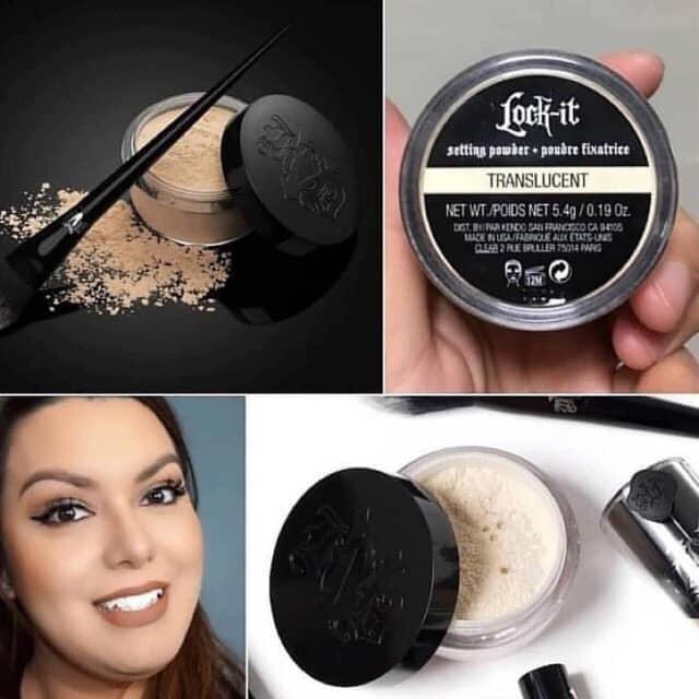 MINI Phấn setting kiềm dầu Kat Von D - Lock It Setting powder 1.4g