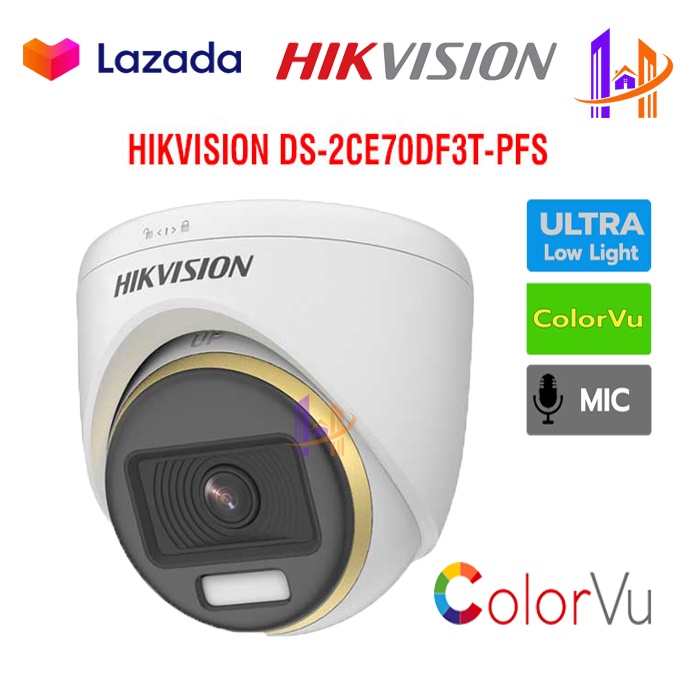 [HCM][NHÀ PHÂN PHỐI] DS-2CE70DF3T-PFS CAMERA HD-TVI 2MP COLORVU - Có Màu 24/24 - Sản Phẩm Chính Hãng HIKVISION - Công  Nghệ Hoàng Nguyễn