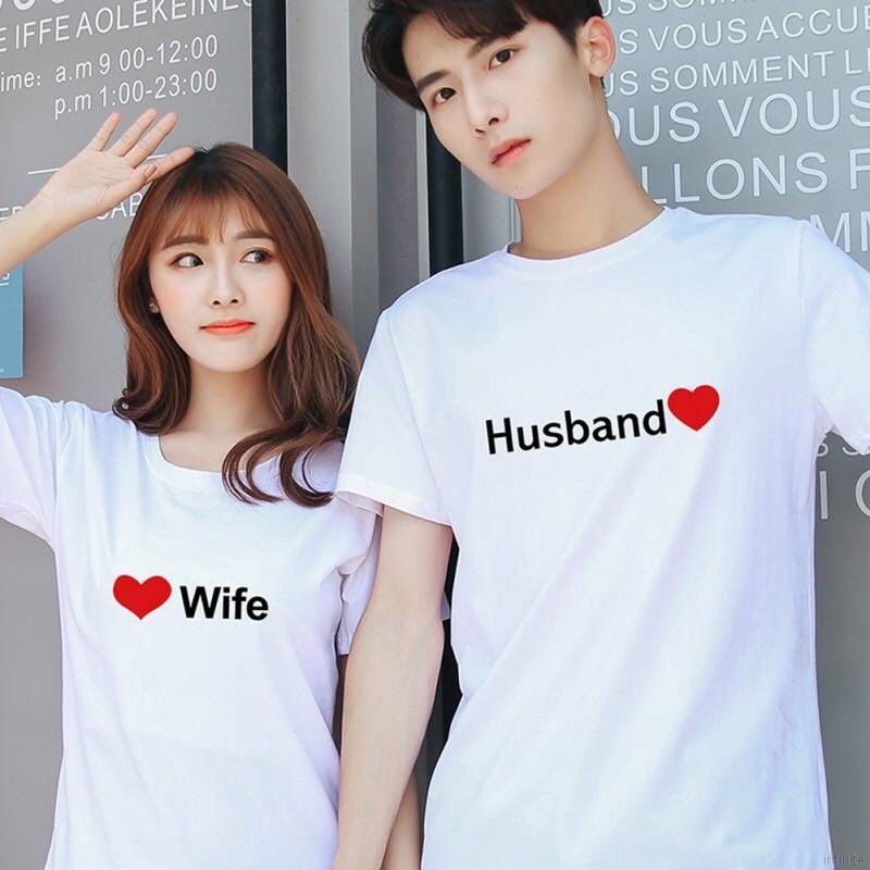( MẪU HOT )  Áo Thun Cặp Đôi Nam Nữ Siêu Dễ Thương