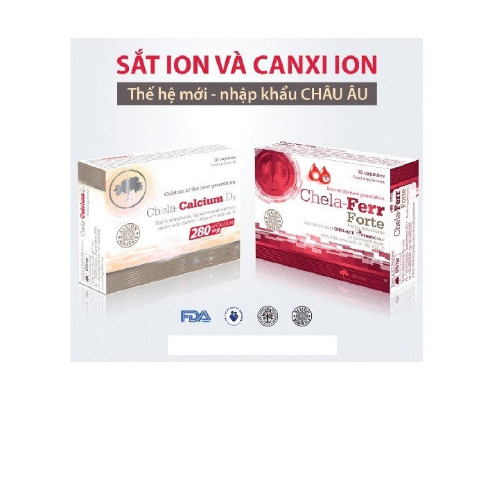 viên uống bổ sung sắt cho bà bầu Chela Ferr Forte – Bổ sung sắt cho bà bầu, phụ nữ cho con bú và người thiếu máu - kphar