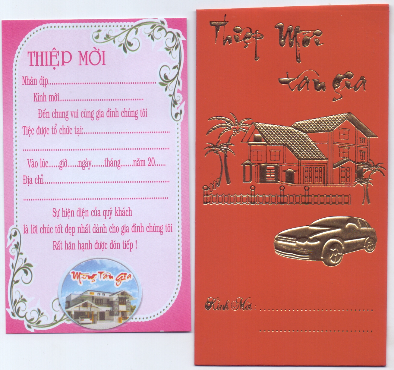 Bộ 50 thiệp tân gia