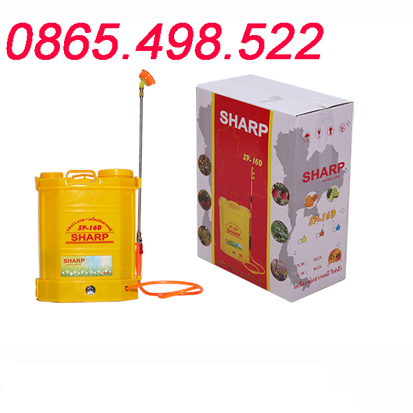 Bình phun xịt điện 16l sharp sp-16d