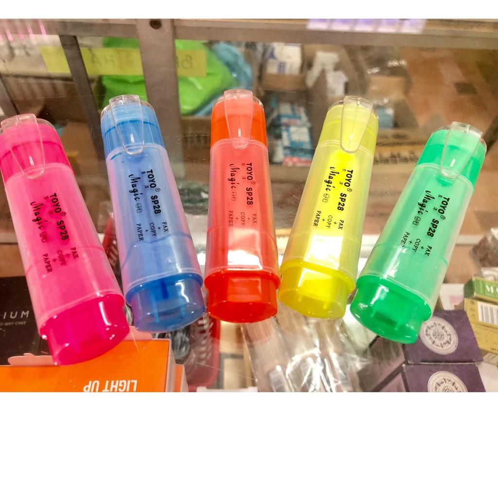 [HCM]2 cây bút dạ quang(highlight) TOYO cực đẹptiện dụng