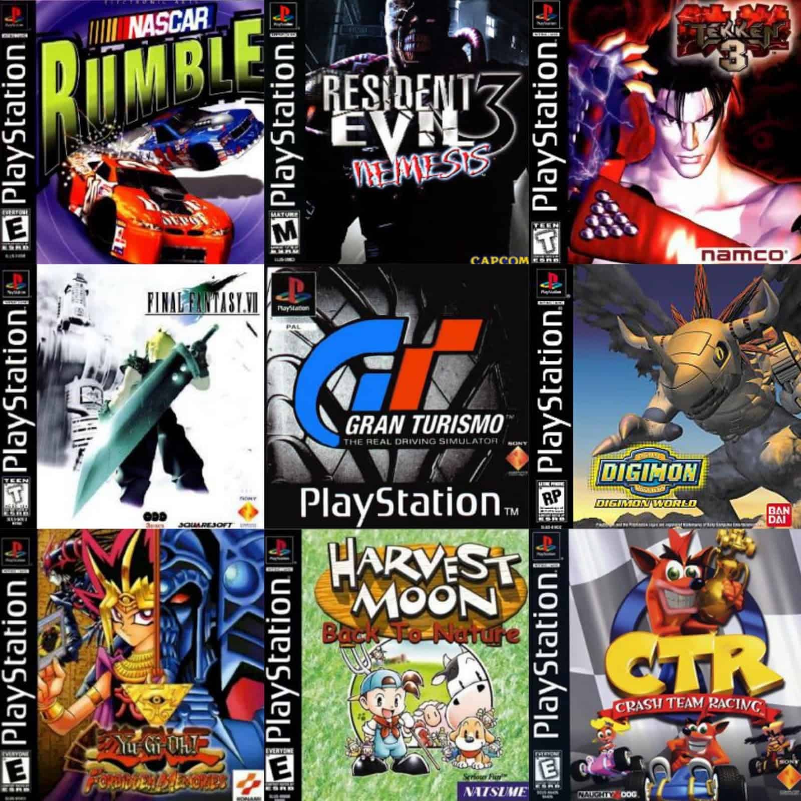 [HCM]bộ 4 game ps1 tự chọn