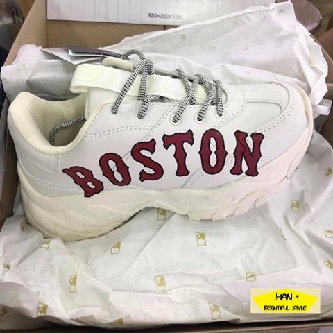 (free ship + SALE CỰC SỐC) Giày thể thao MLB BIG BALL CHUNKY P boston