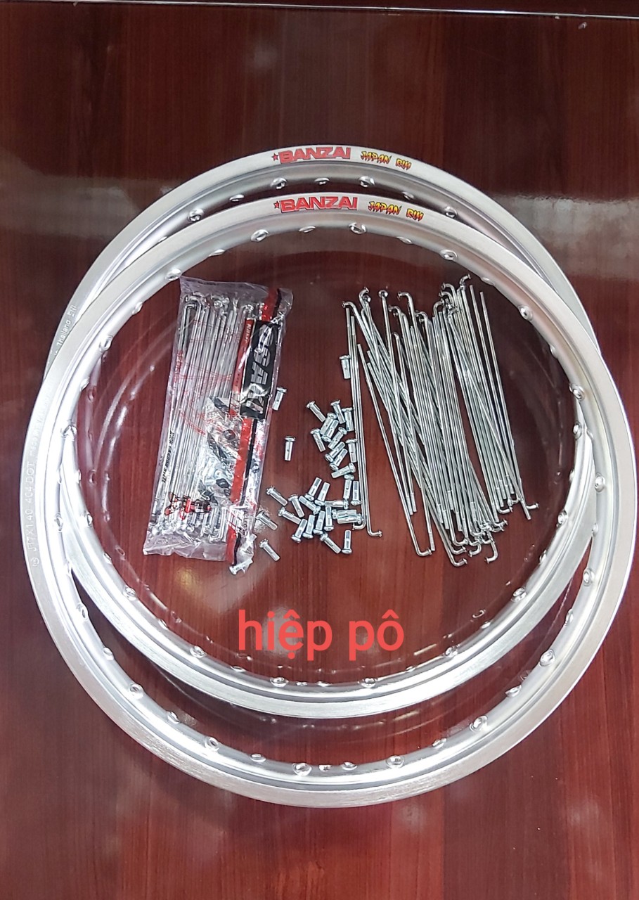 [HCM]CẶP NIỀNG BANZAI 1.4 1.6 THÁI KÈM BỘ CĂM OSAKI KHÔNG RỈ SÉT GẮN CÁC LOẠI XE MÁY ĐÙM HOẶC ĐĨA