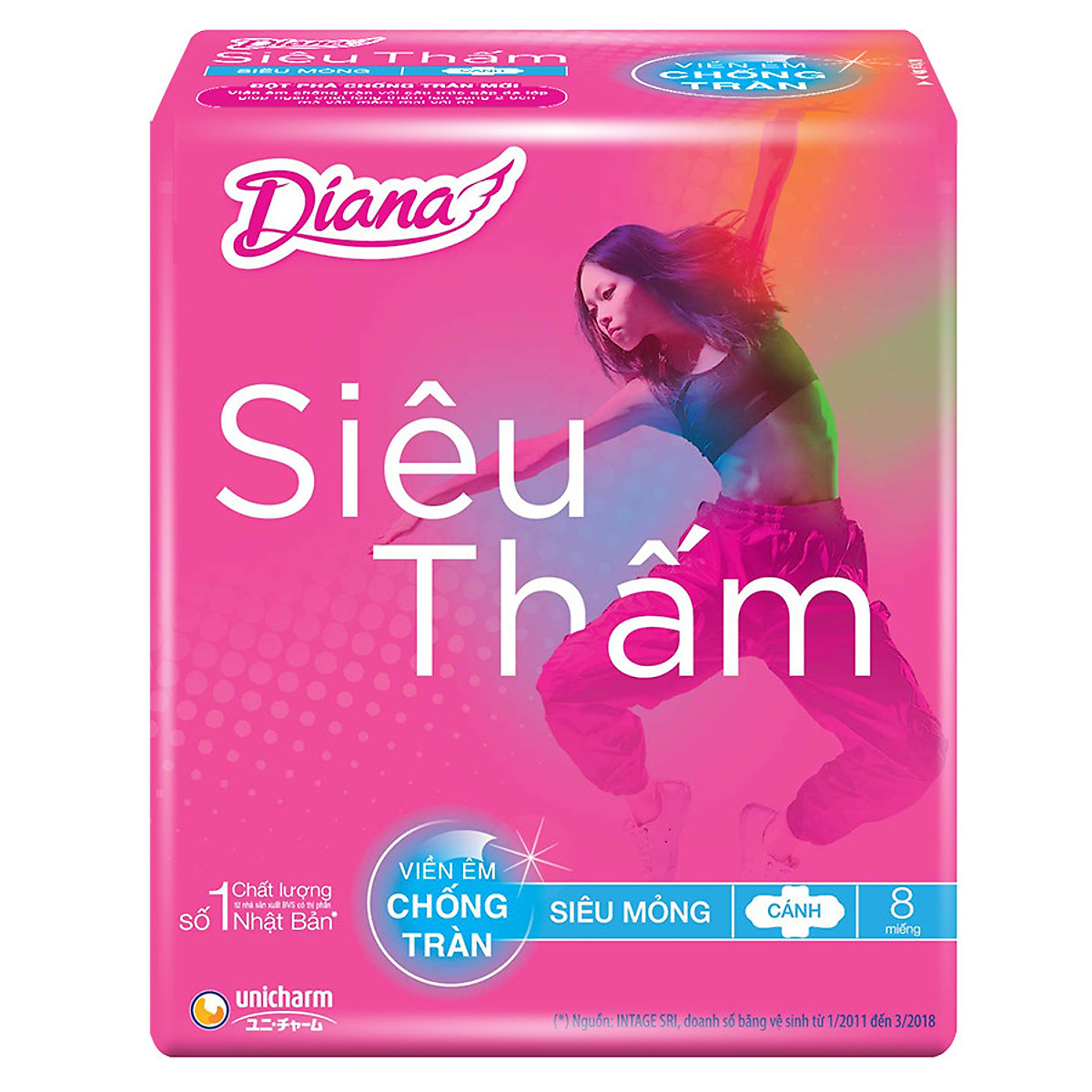 Băng Vệ Sinh Diana Siêu mỏng Cánh