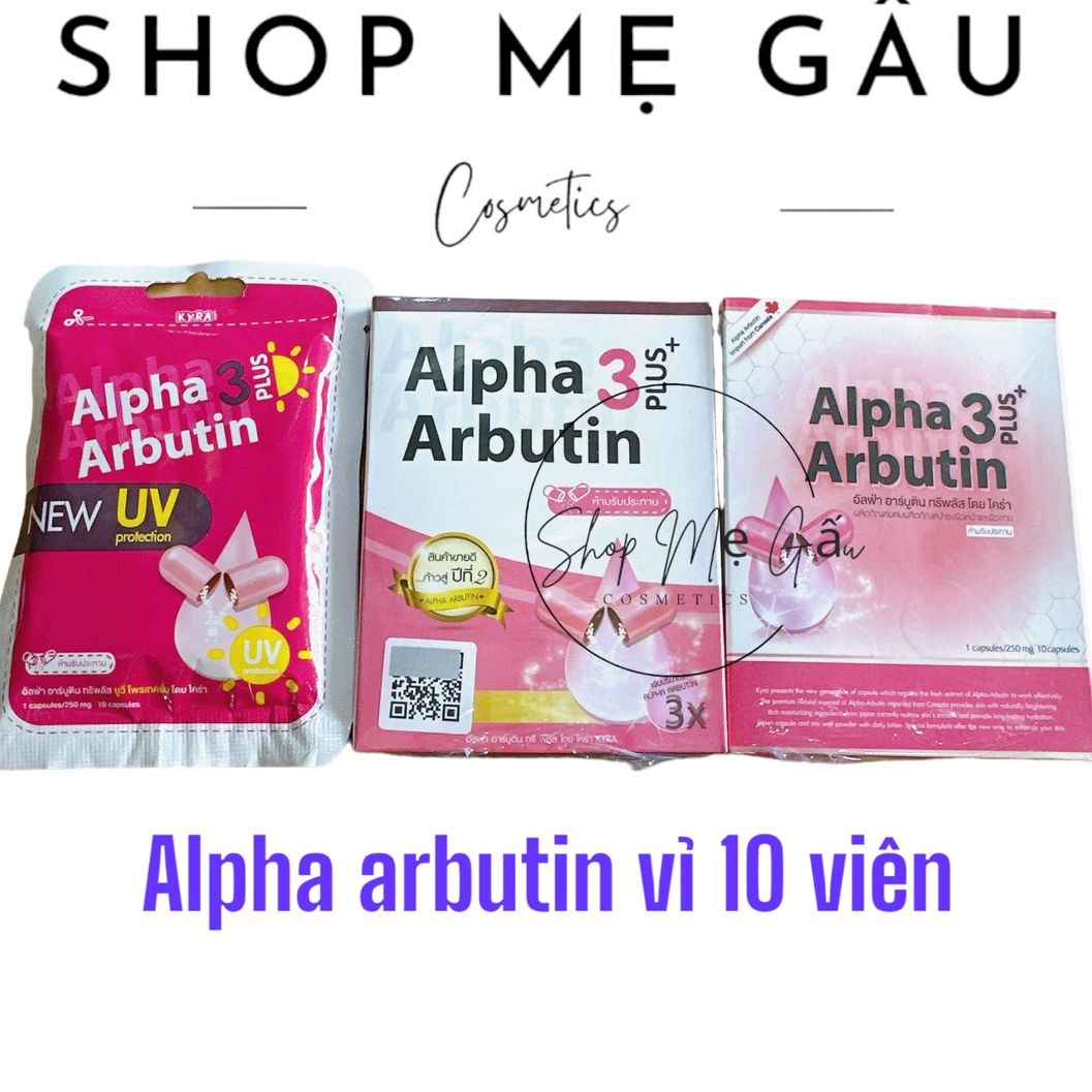 Kích trắng Alpha Arbutin hàng chuẩn Thái Lan