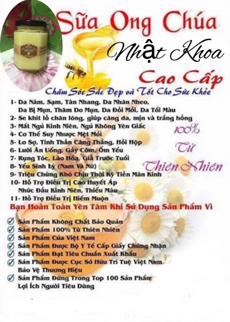 100G Sữa Ong Chúa Tươi 100% Đạt Attp