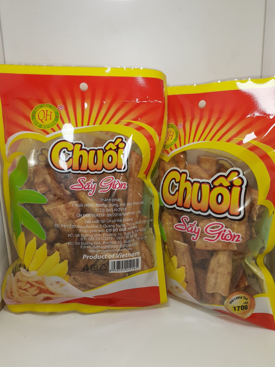 CHUỐI SẤY GIÒN 170GR
