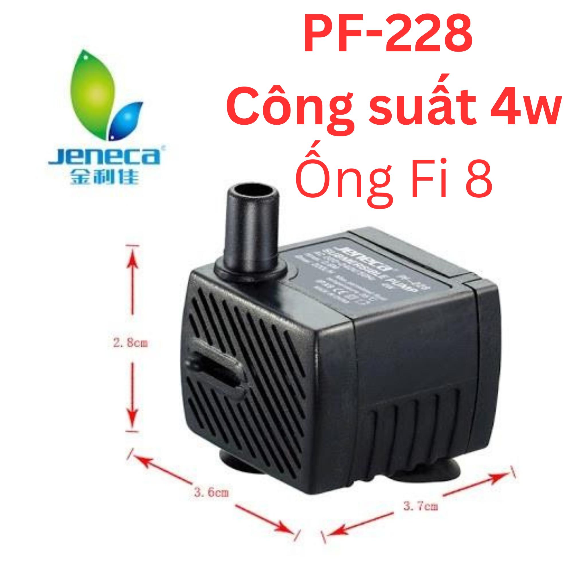 Bơm Nước Mini Bể Cá Jeneca PF-228 Công suất 4w