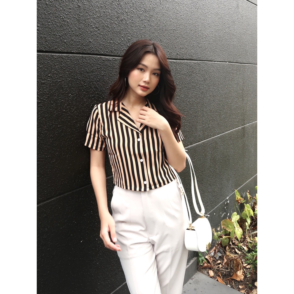 Áo Cổ Vest Dáng Lửng - AS22004 - BlazerSaigon