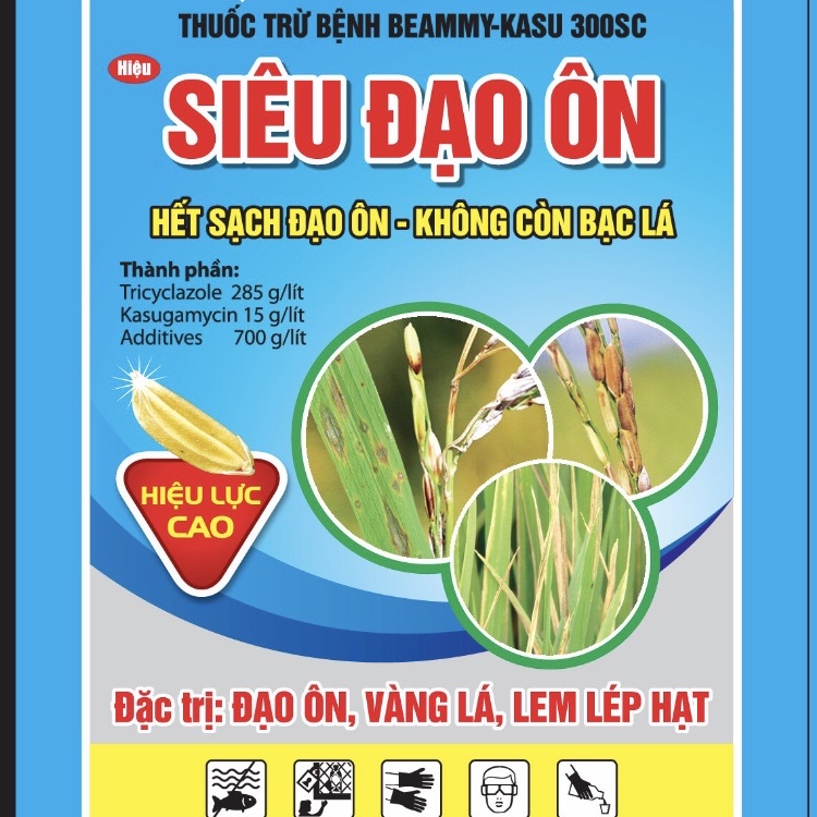 Chế Phẩm BEAM phòng trừ đạo ôn, bạc lá lúa hiệu Siêu Đạo Ôn gói 18ml