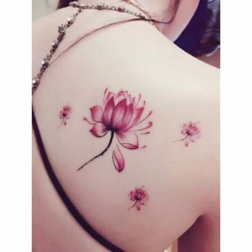 [HCM]h9ình xăm dán sen hoa văn size 10x6cm