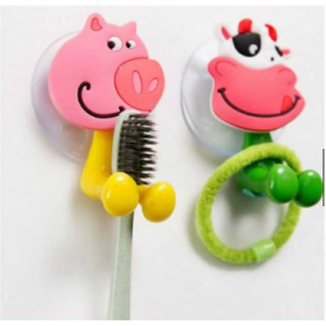 COMBO 5 MOC HÍT TƯỜNG TREO BÀN CHẢI ĐÁNH RĂNG HÌNH THÚ