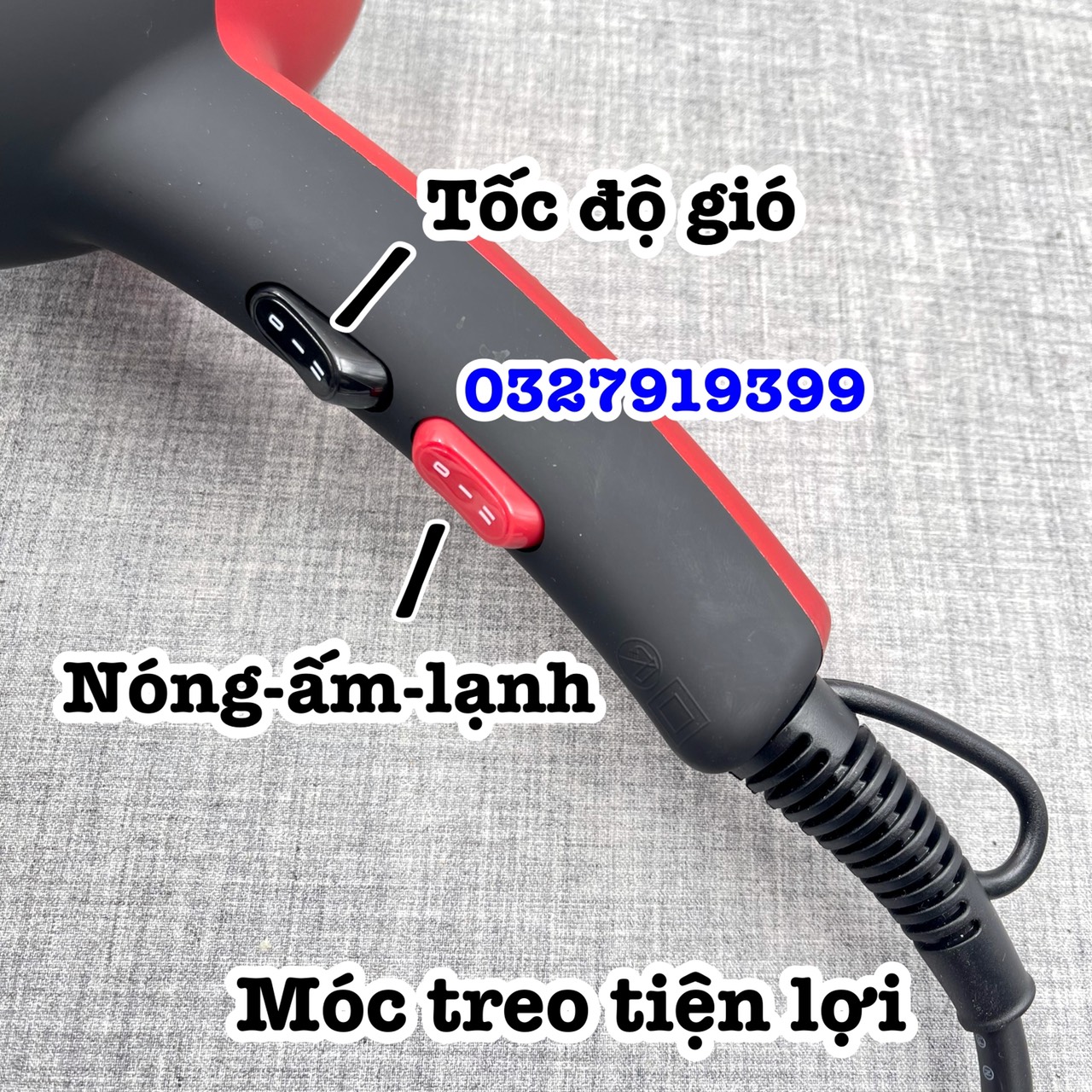 Máy sấy tóc cao cấp PRO 8900 công suất lớn 2300W