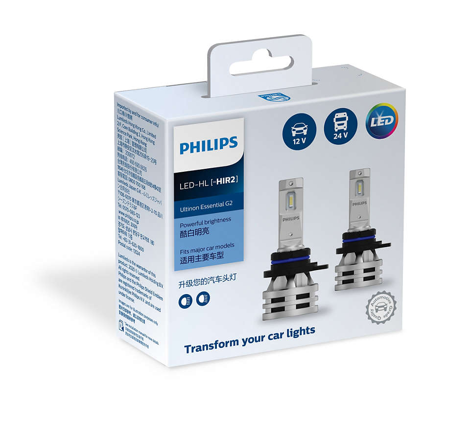 Đèn pha LED Hir2 9012 Philips Ultinon Essential Gen 2 Siêu Sáng