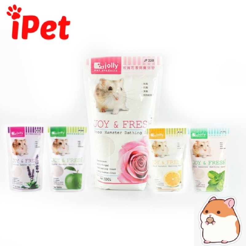 Cát Tắm Diệt Khuẩn Jolly Đủ Mùi Hamster 500g