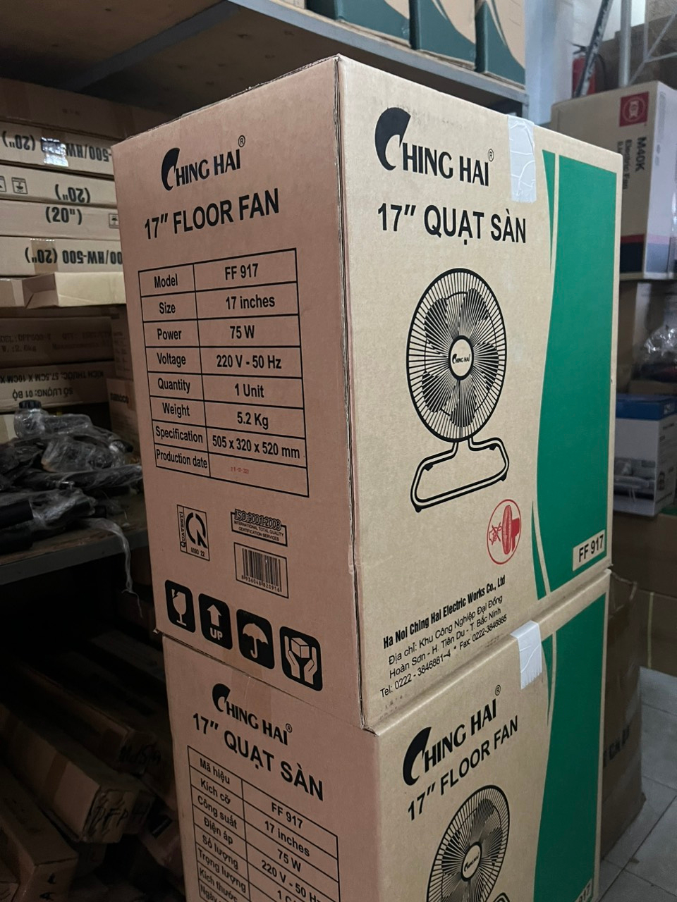 Quạt Sàn Công Nghiệp Ching Hai FF917