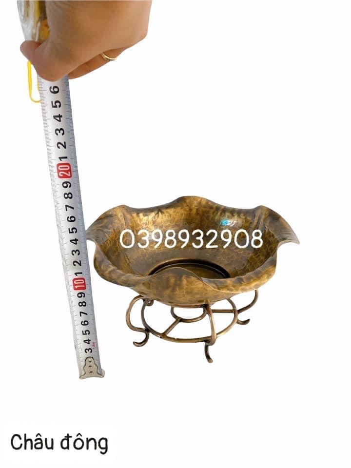 BÁT ĐỒNG CHÂN ĐẾ CHẤT LIỆU BẰNG ĐỒNG