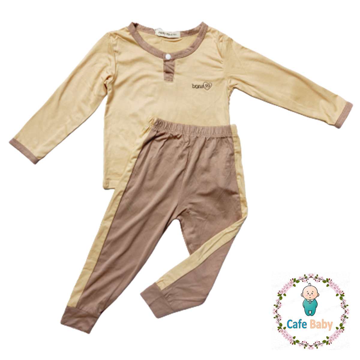 Bộ Minky Mom Dài Viền Thun Lạnh Cho Bé